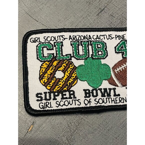 Girl Scouts Cookies Super Bowl 49 Patch New England Patriots iron on 2015 - Picture 2 of 6